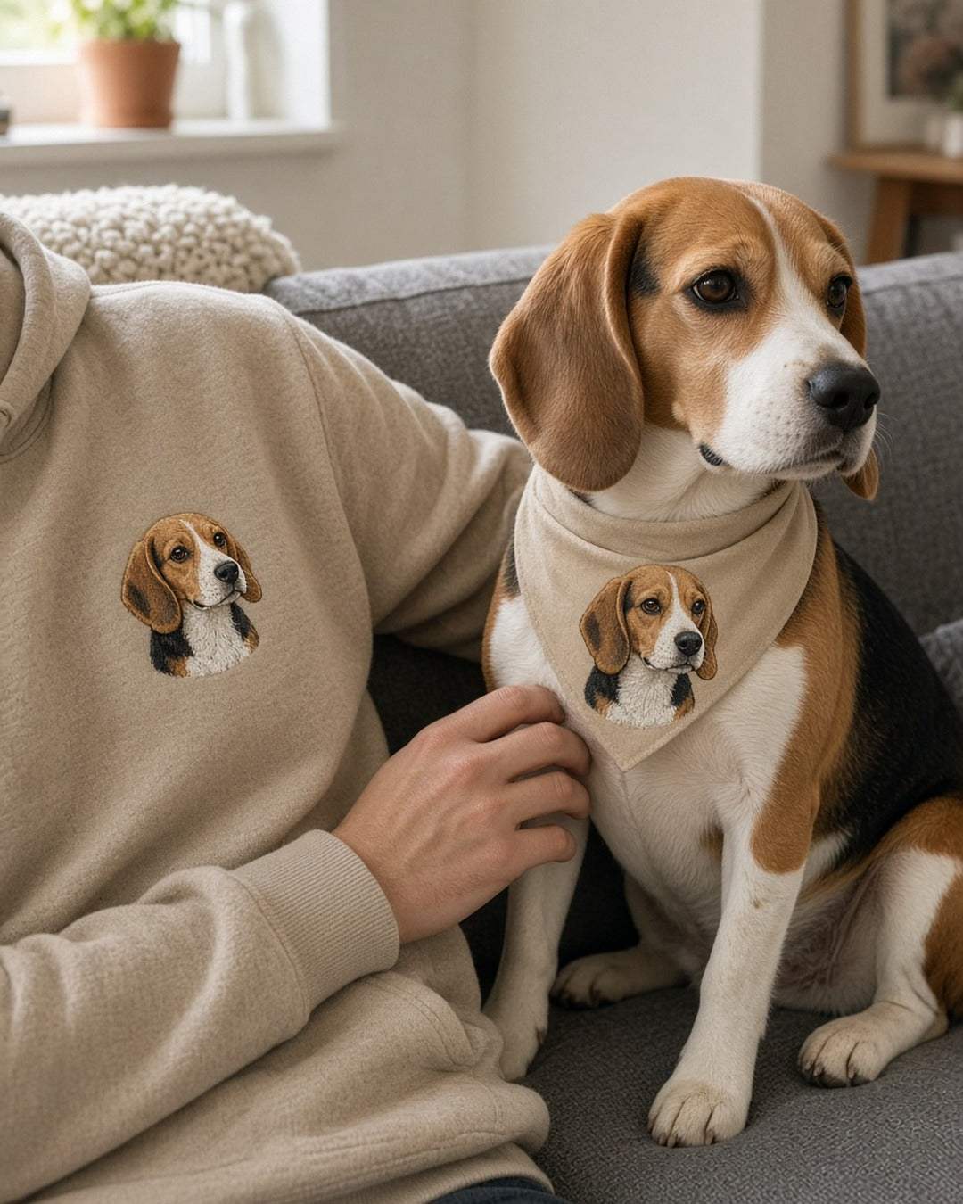 Personlig hundbandana