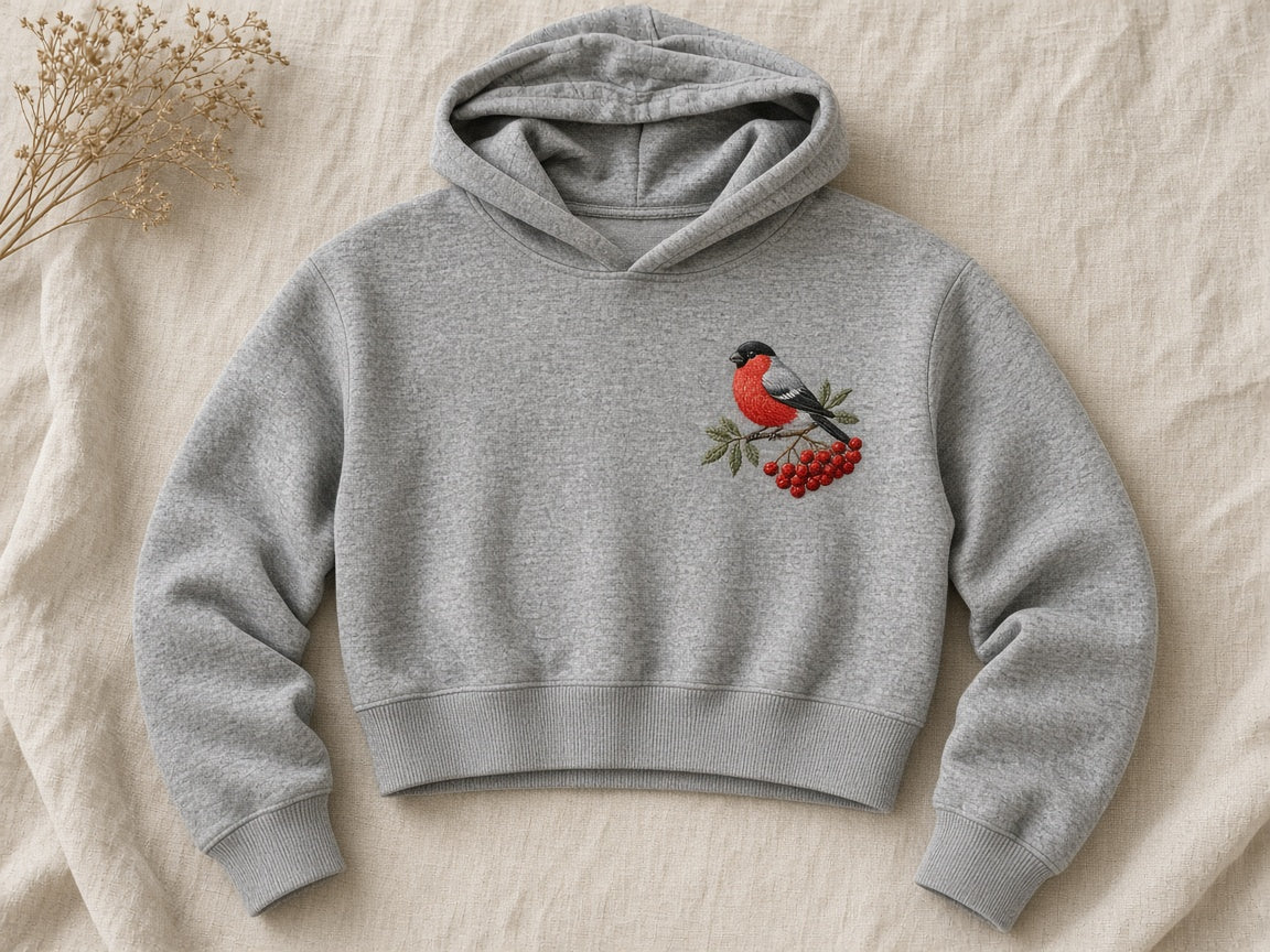 Personlig croppad hoodie